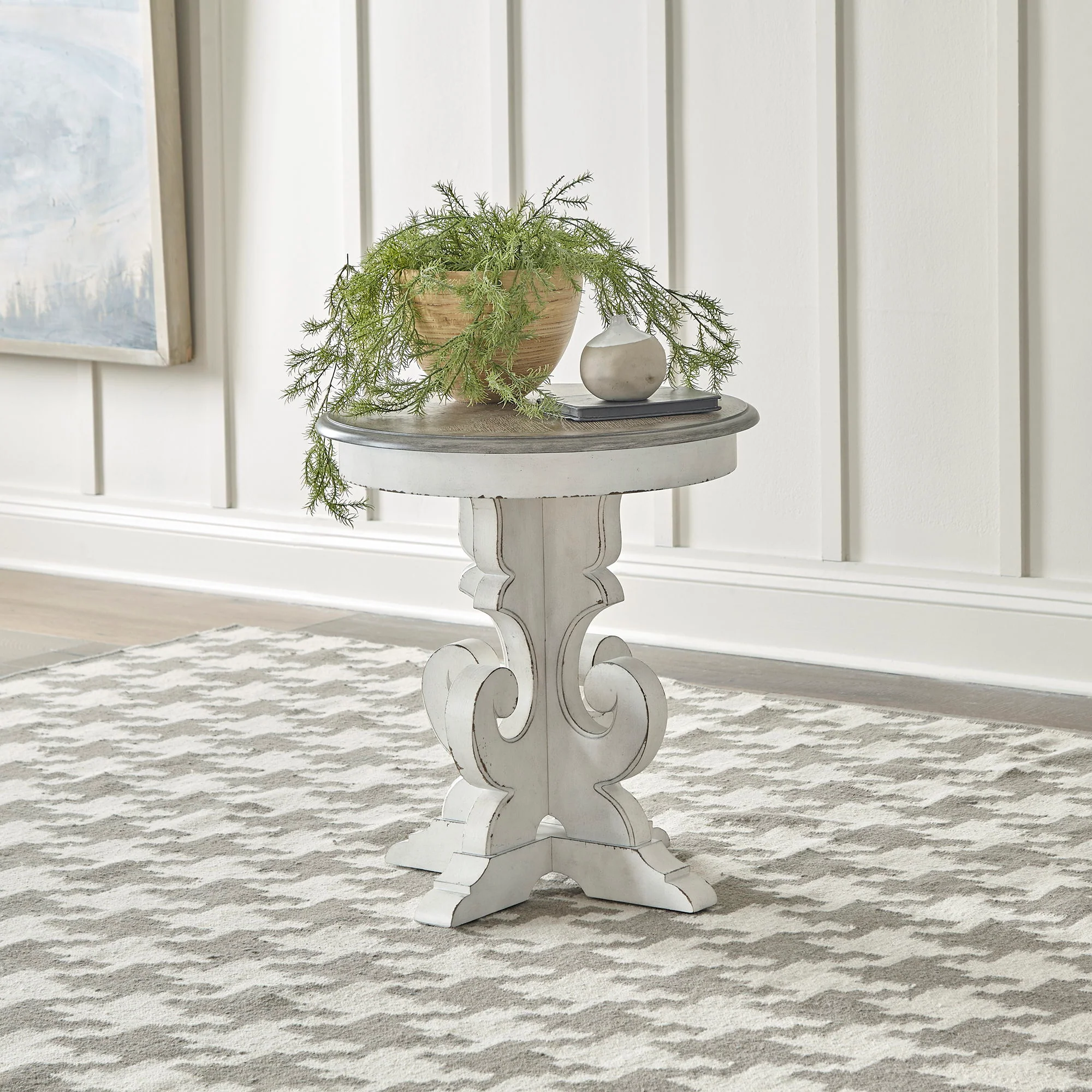 Magnolia Manor - Round End Table - Image 1