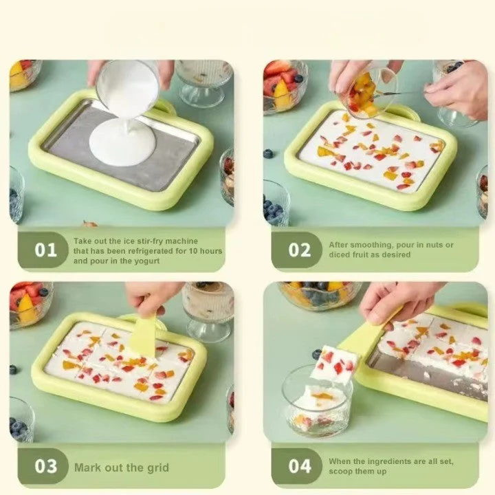 Instant Frozen Ice Cream Dessert Maker Tray - Image 3