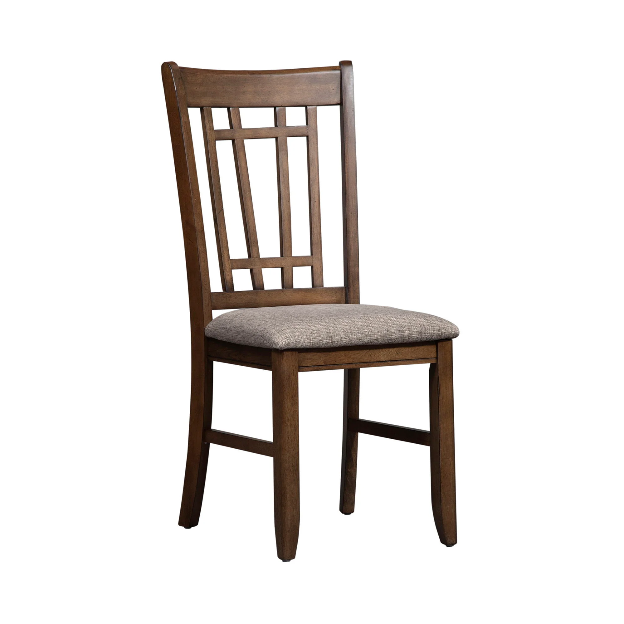 Santa Rosa - Lattice Back Side Chair - Antique Honey - Image 1