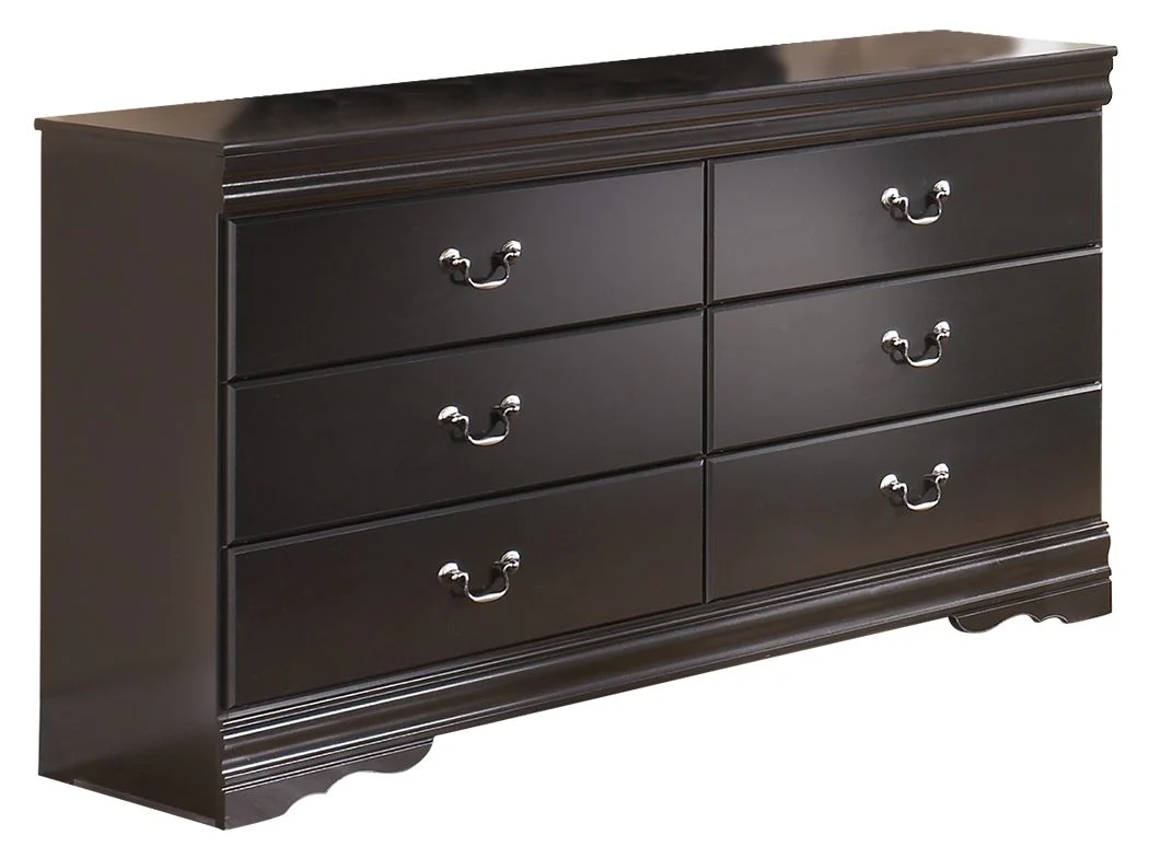 Huey Vineyard - Six Drawer Dresser - Black - Image 1