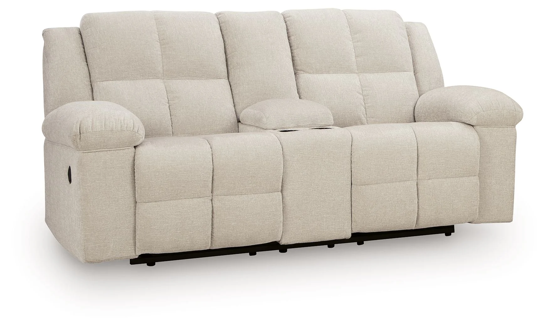 Orlen – Double Reclining Loveseat With Console – Winter