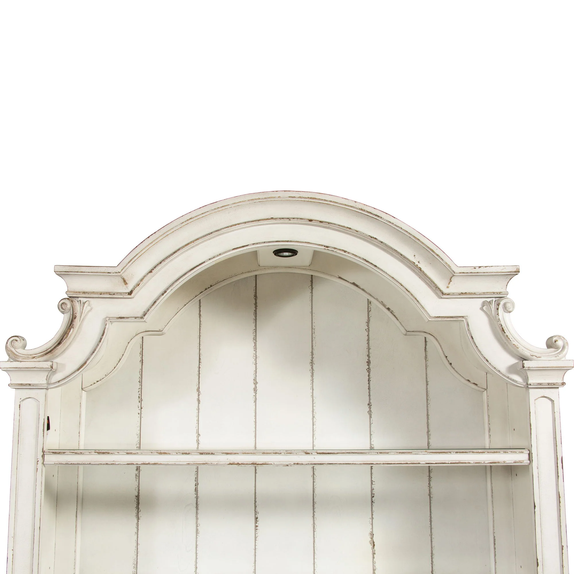 Magnolia Manor - Credenza Hutch - Antique White - Image 1