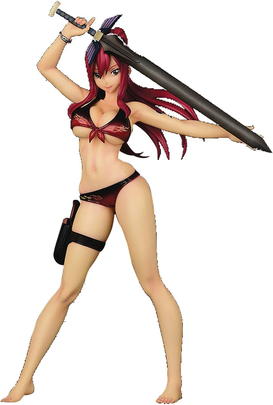 Fairy Tail Erza Scarlet (Swimwear Gravure Fire Version) 1:6 Scale PVC Figure - Image 1