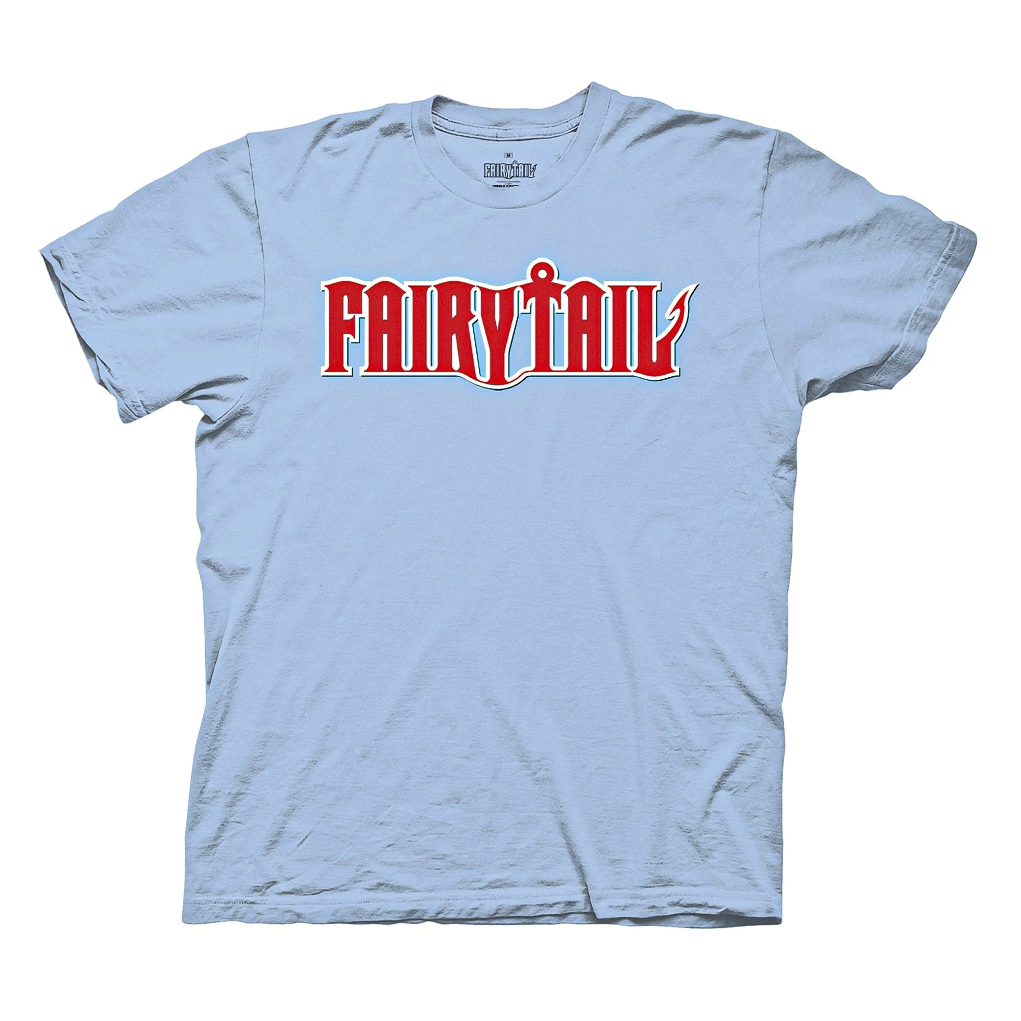 Fairy Tail - First Manga Cover and Logo Adult T-Shirt - Light Blue - Officially Licensed - Image 2
