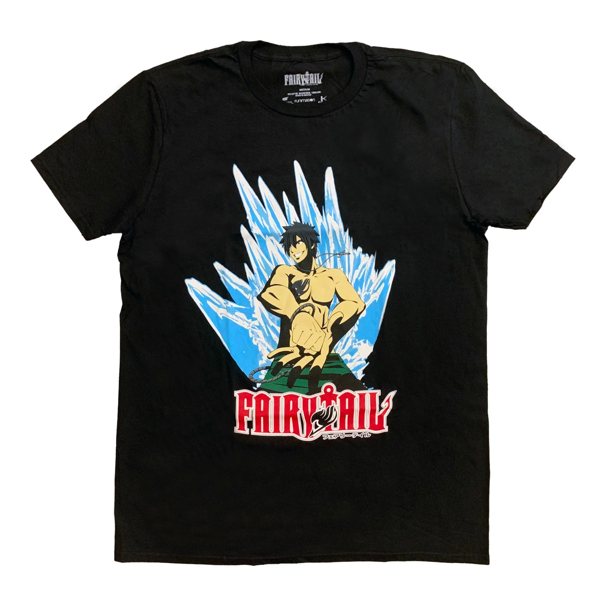 Fairy Tail Gray Full Buster Anime Adult Graphic T-Shirt - Image 1