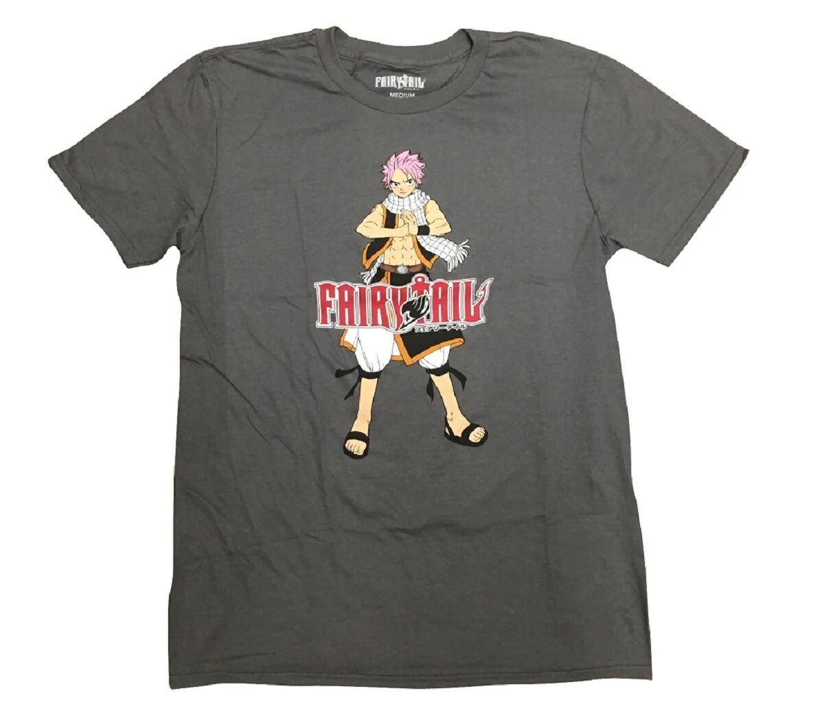 Fairy Tail Natsu Anime Adult T-Shirt - Image 2