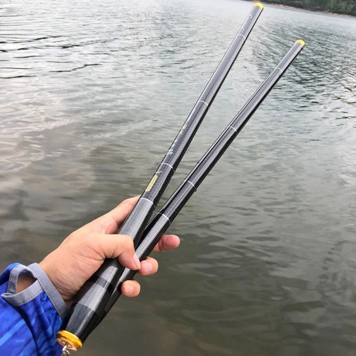 Ultra-Light Telescopic Carbon Fiber Fishing Rod - Image 1