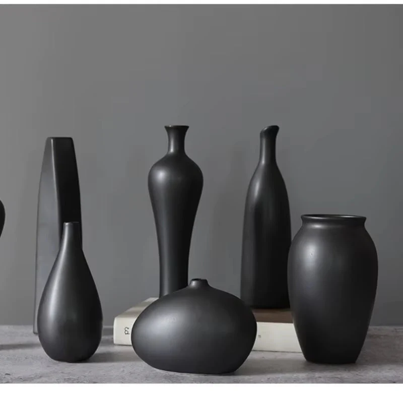 Ceramic Geometric Modern Vase - Image 3