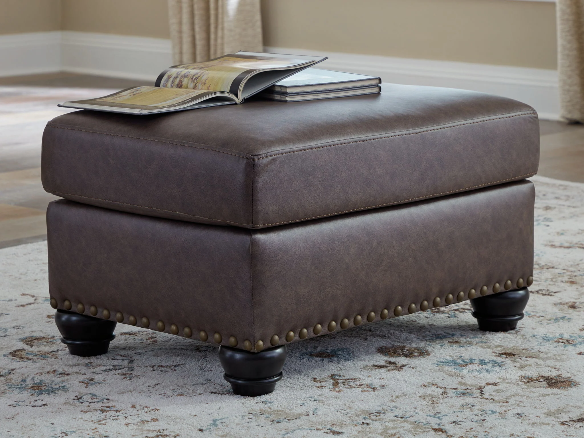 Roxmere - Ottoman - Umber - Image 3