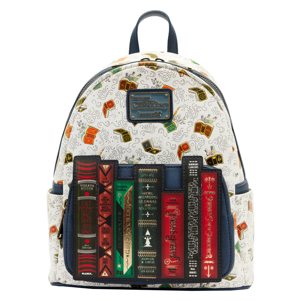 Loungefly Fantastic Beasts Magical Books Mini Backpack - Image 1