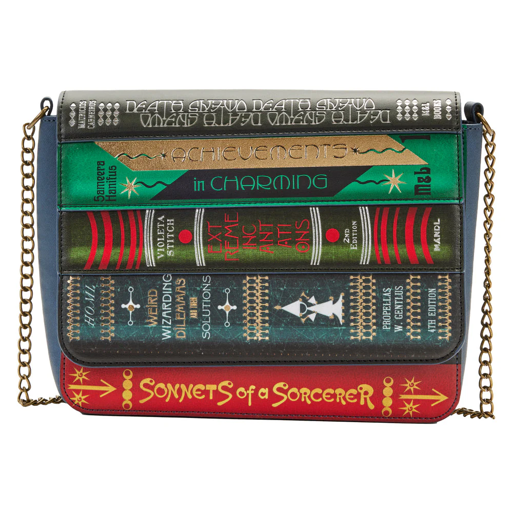 Loungefly Fantastic Beasts Magical Books Chain Strap Crossbody Bag Purse