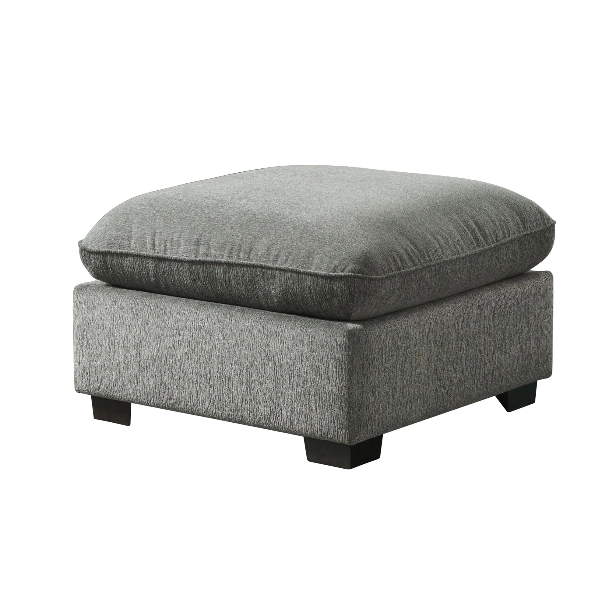 Deville – Modular Ottoman – Nova Gray