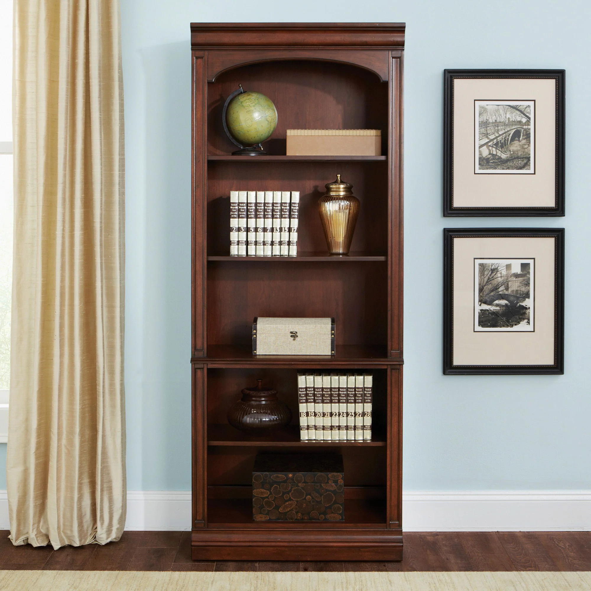 Brayton Manor - Jr Executive Open Bookcase - Cognac - Image 1