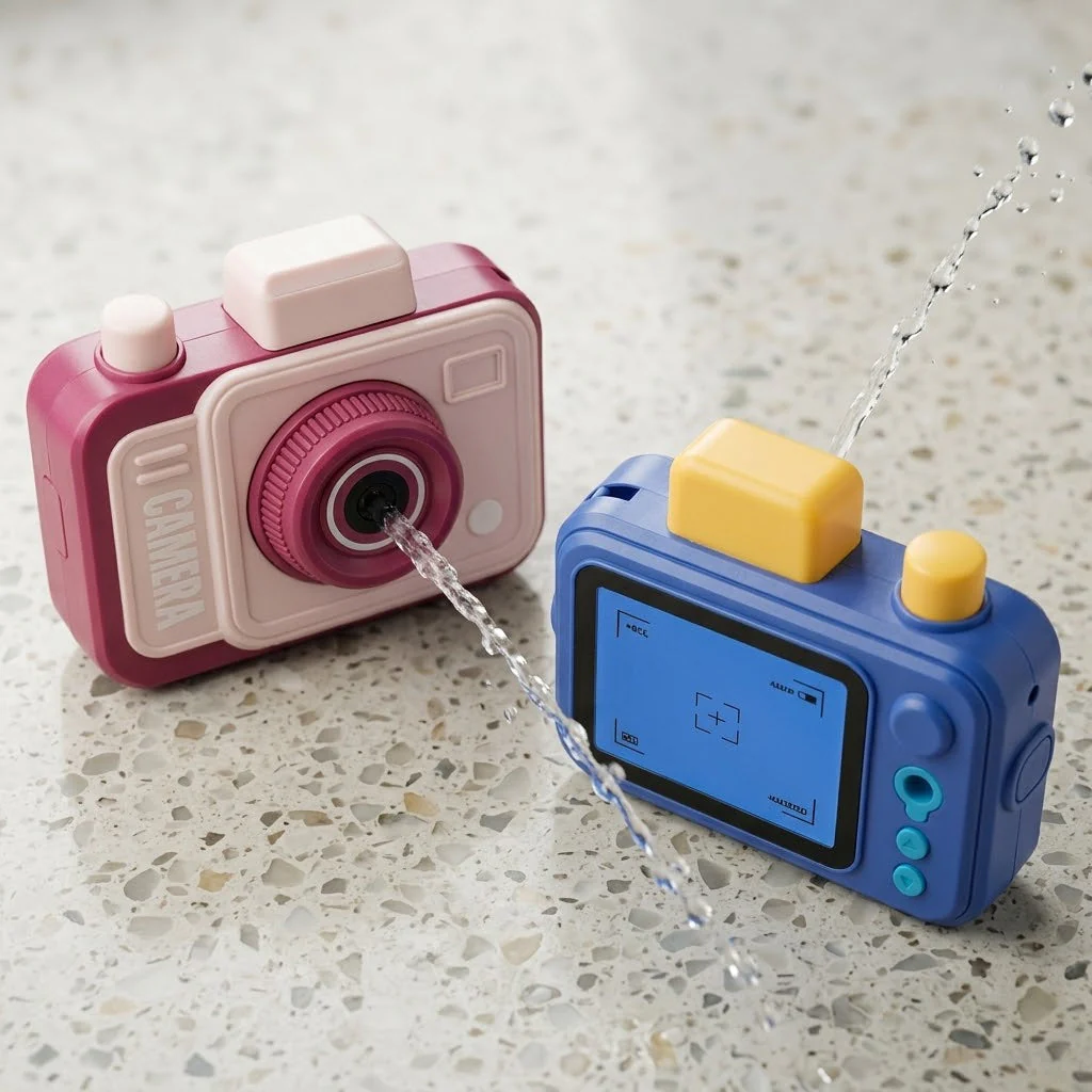 Who Got Wet Camera Water Gun Prank Toy - Image 2