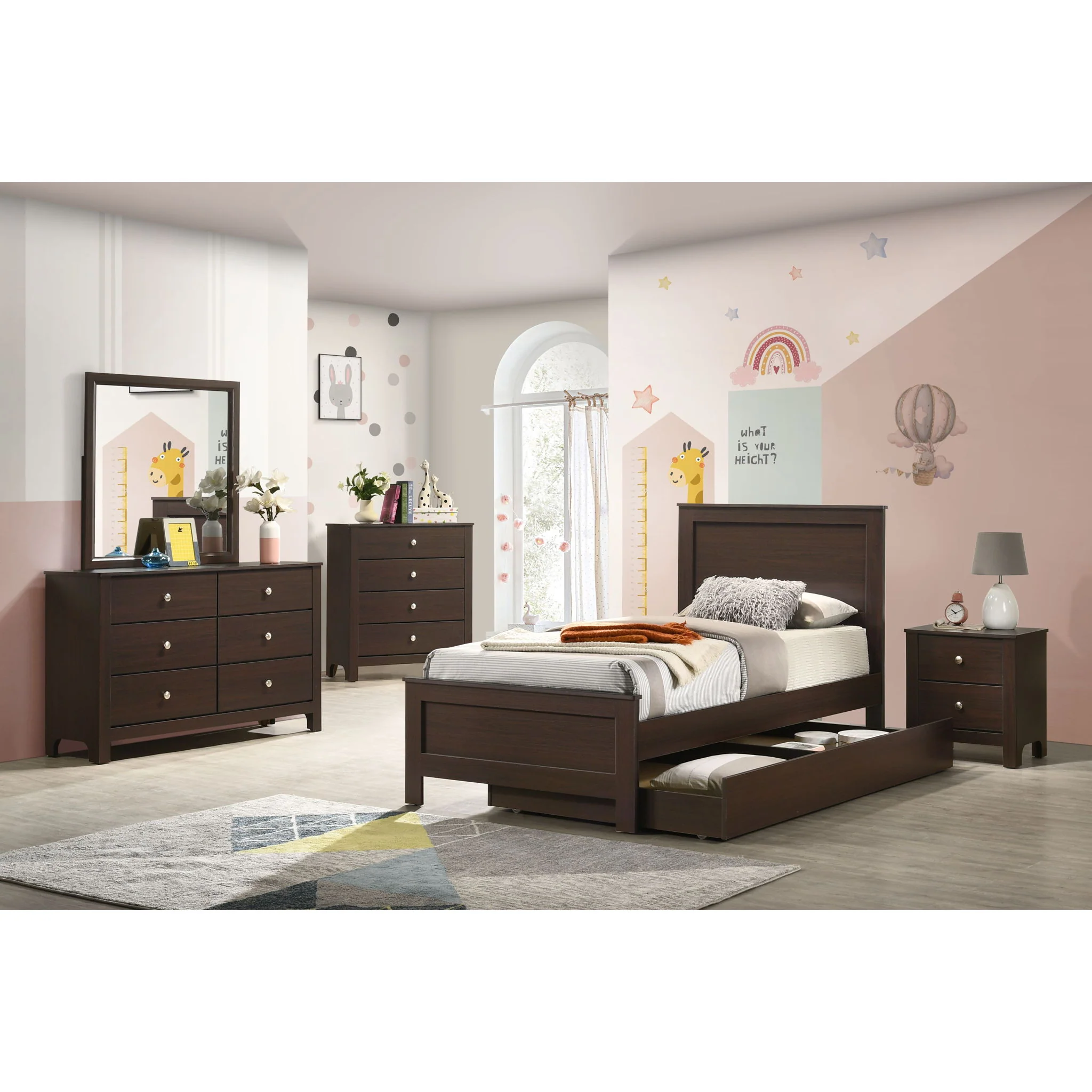 Sami - Youth Storage Trundle - Espresso - Image 1
