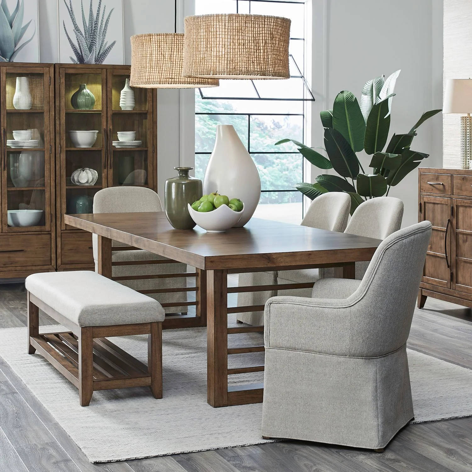 Shaker Lakes - Pedestal Table Set - Image 3