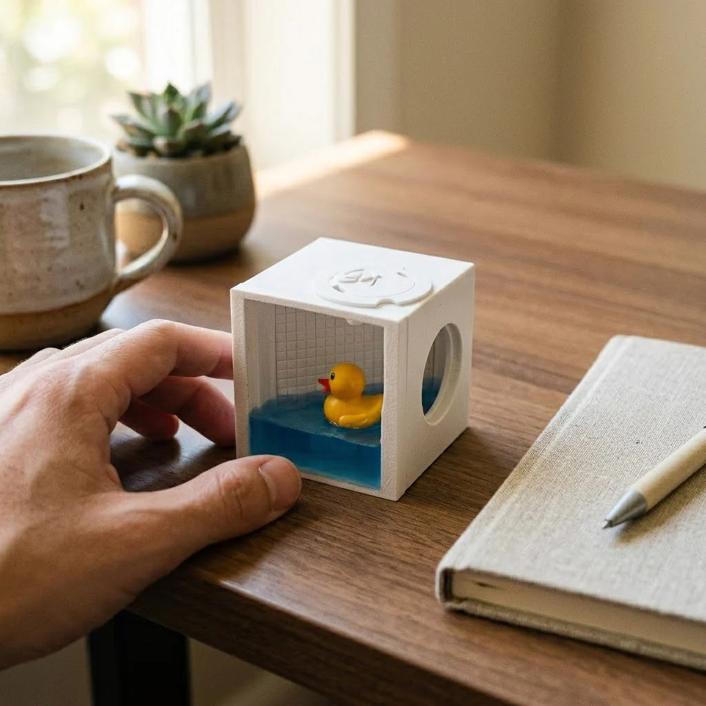 Tiny Duck Pool Night Lamp - Image 2