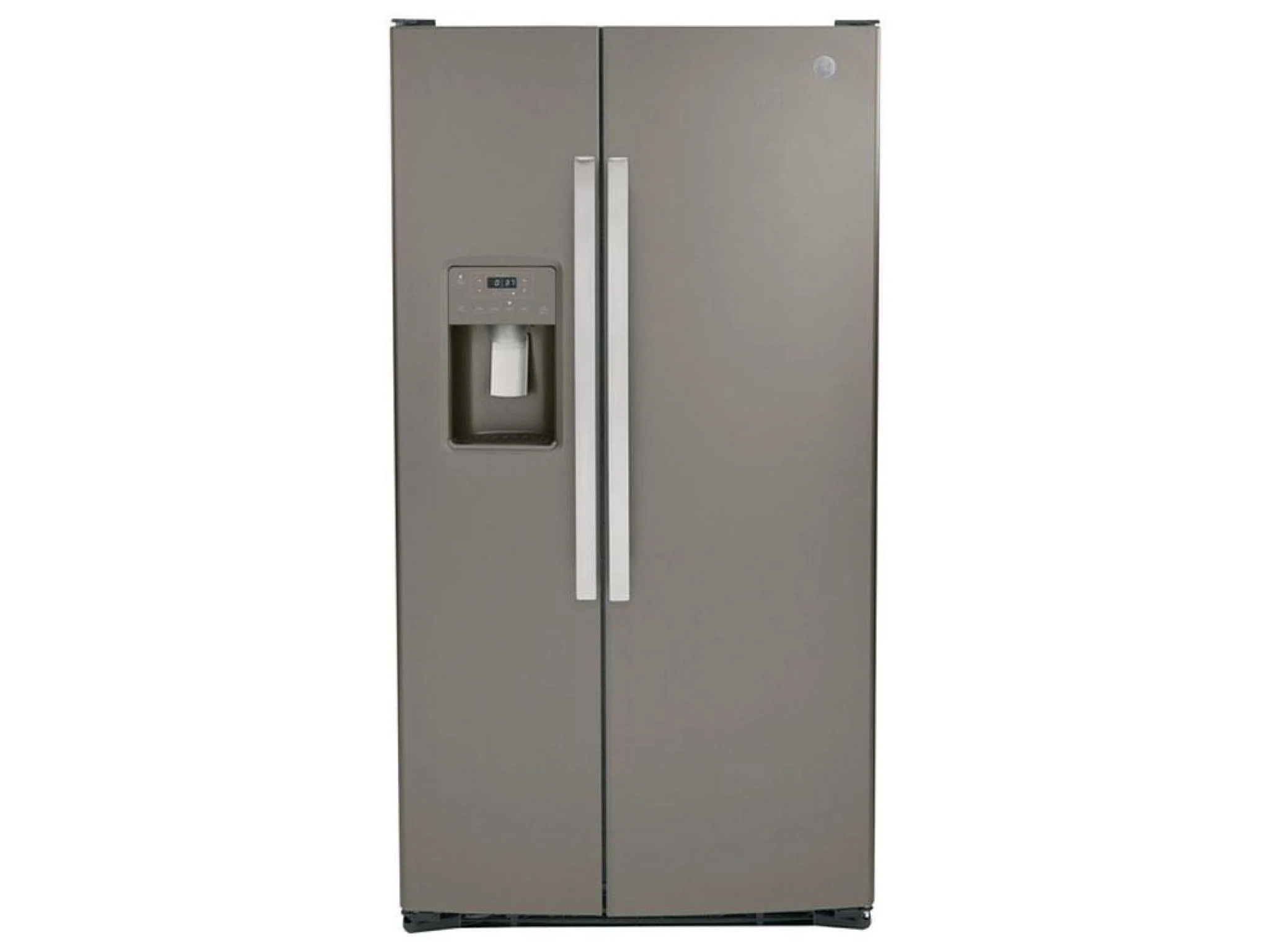 GE 25.3 Cubic Foot Side-By-Side Refrigerator – Slate