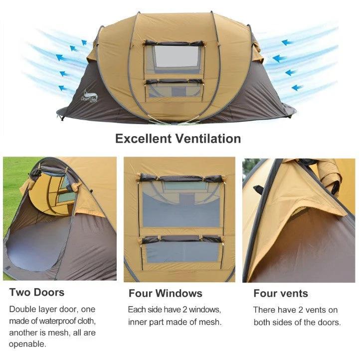 Instant Camp All Season Automatic Pop-Up Tent - Image 3