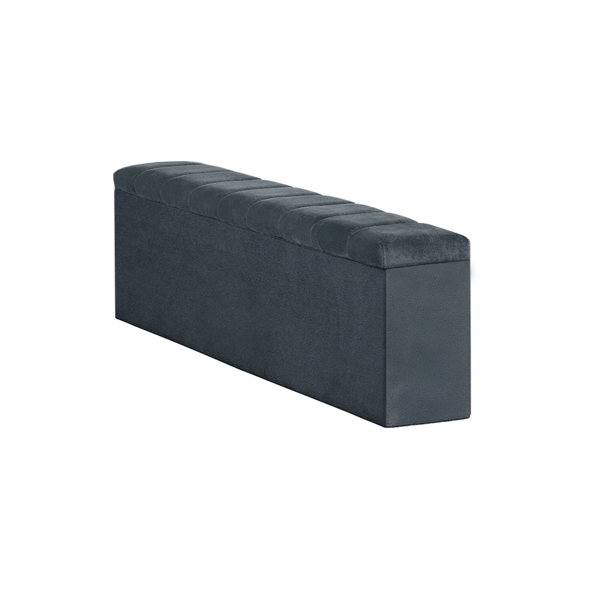 Ottawa - Interchangable Side Storage Bench - Gray Linen - Image 1