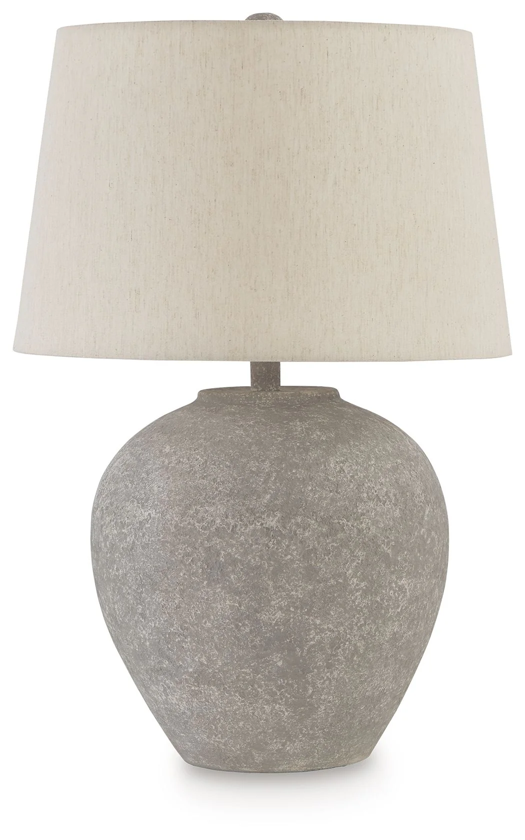 Dreward - Paper Table Lamp - Distressed Gray - Image 1
