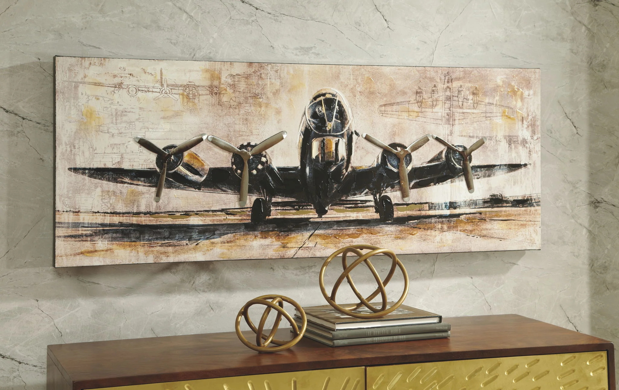 Kalene - Wall Art - Brown / Black - Image 2