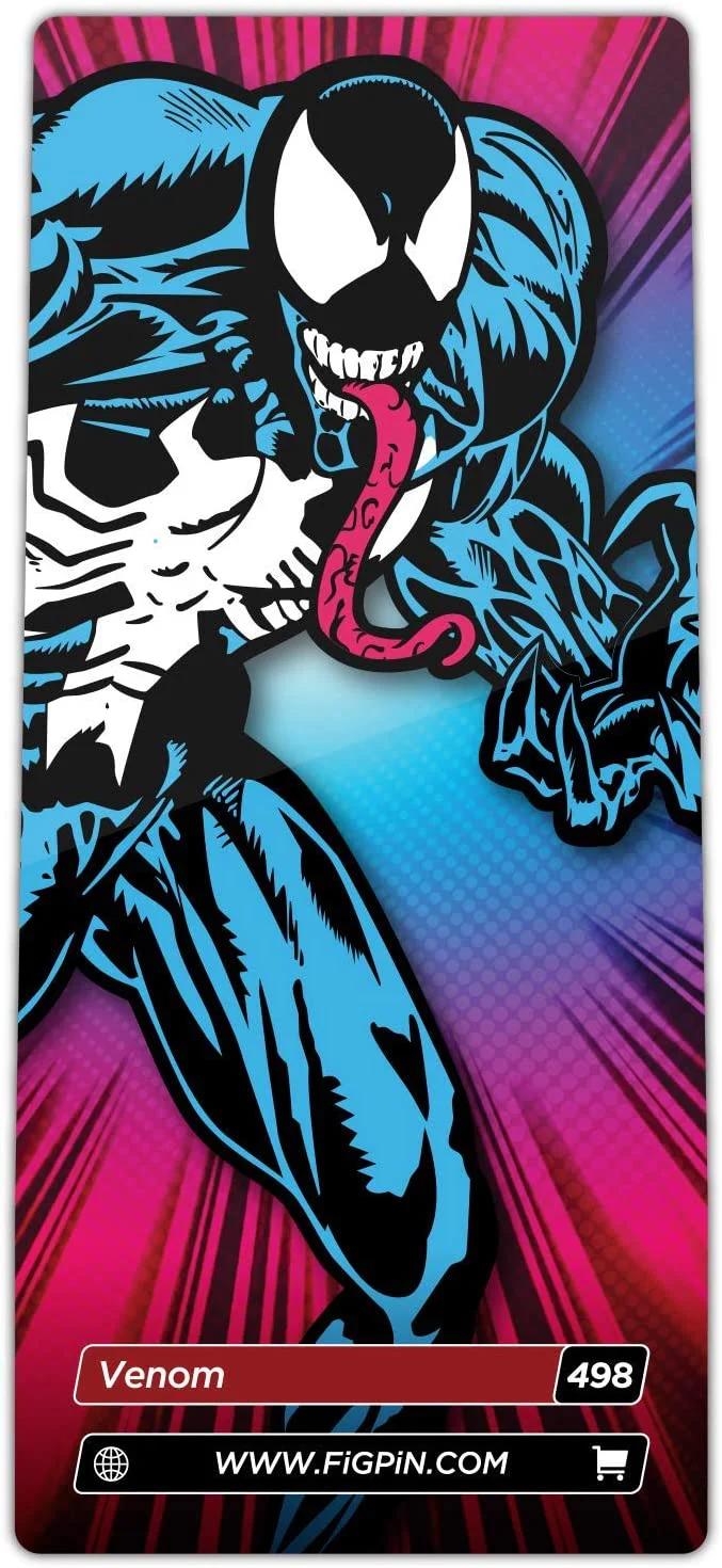 FIGPIN Classic: Marvel Classics - Venom #498 Enaml Pin - Image 2