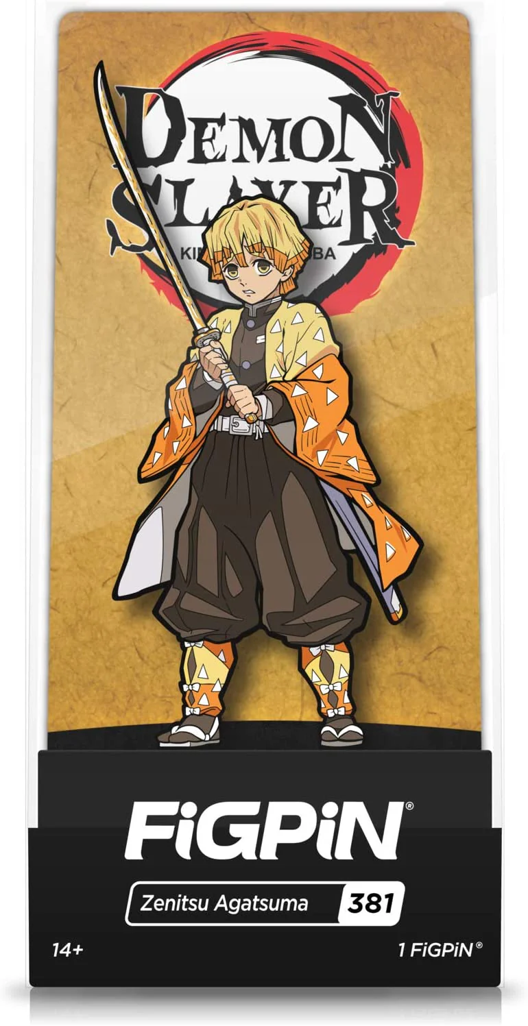 FiGPiN Demon Slayer - Zenitsu Agatsuma Enamel Pin - Image 3