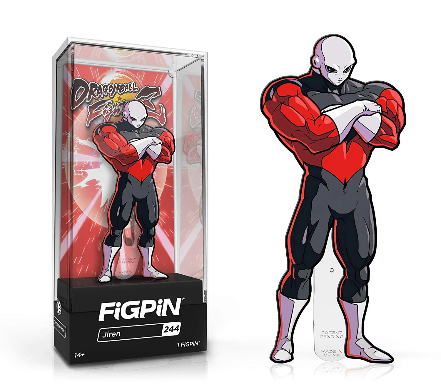 FiGPiN Dragon Ball Fighter Z Jiren - Collectible Pin with Premium Display Case - Image 1