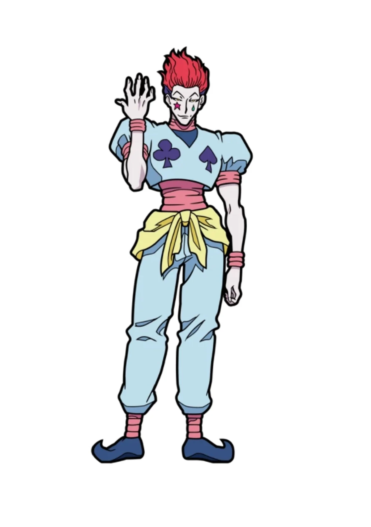 FIGPIN Hunter X Hunter Hisoka Anime Enaml Pin - Image 1
