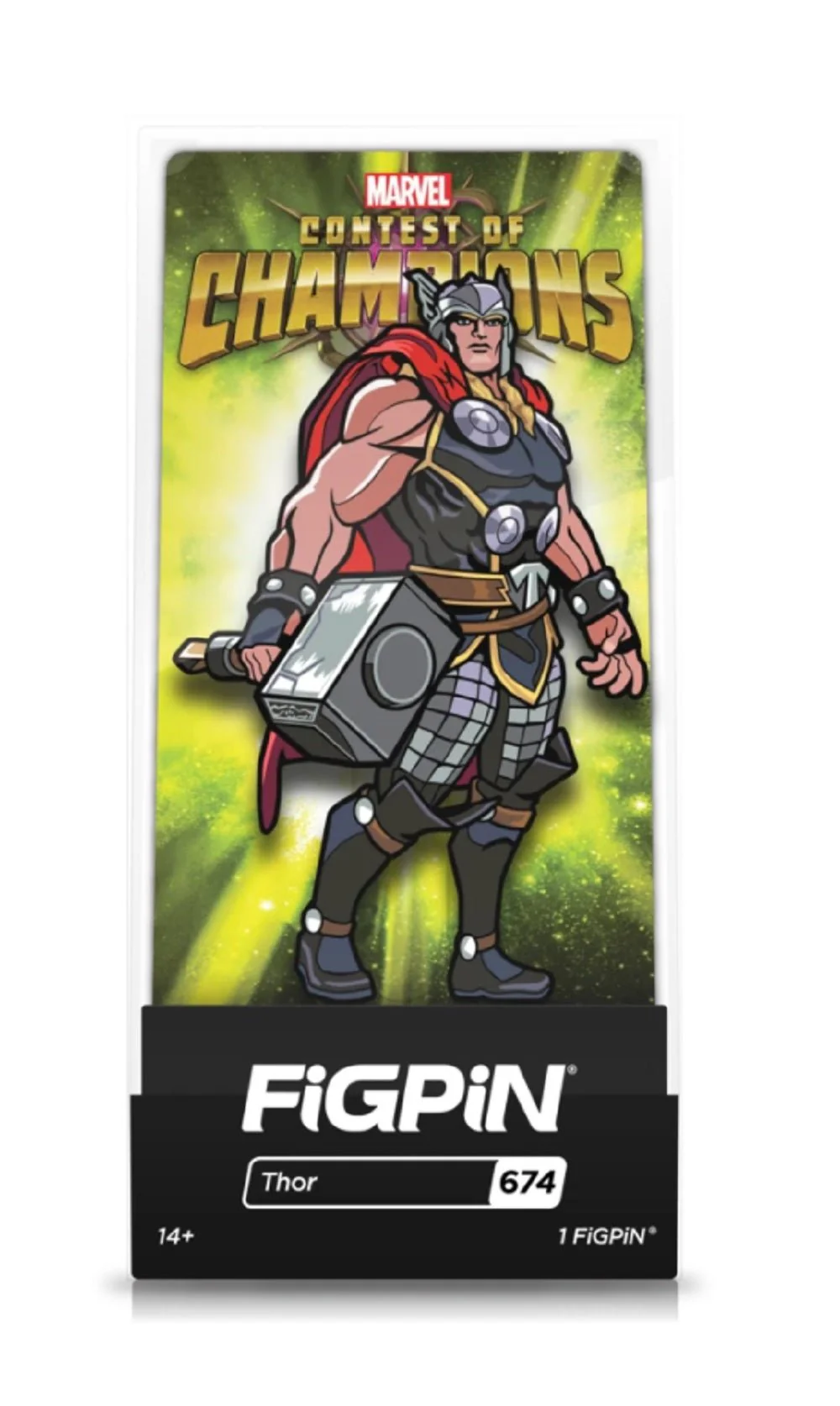 FIGPIN Marvel Contest Of Champions Thor #674 Enaml Pin - Image 2
