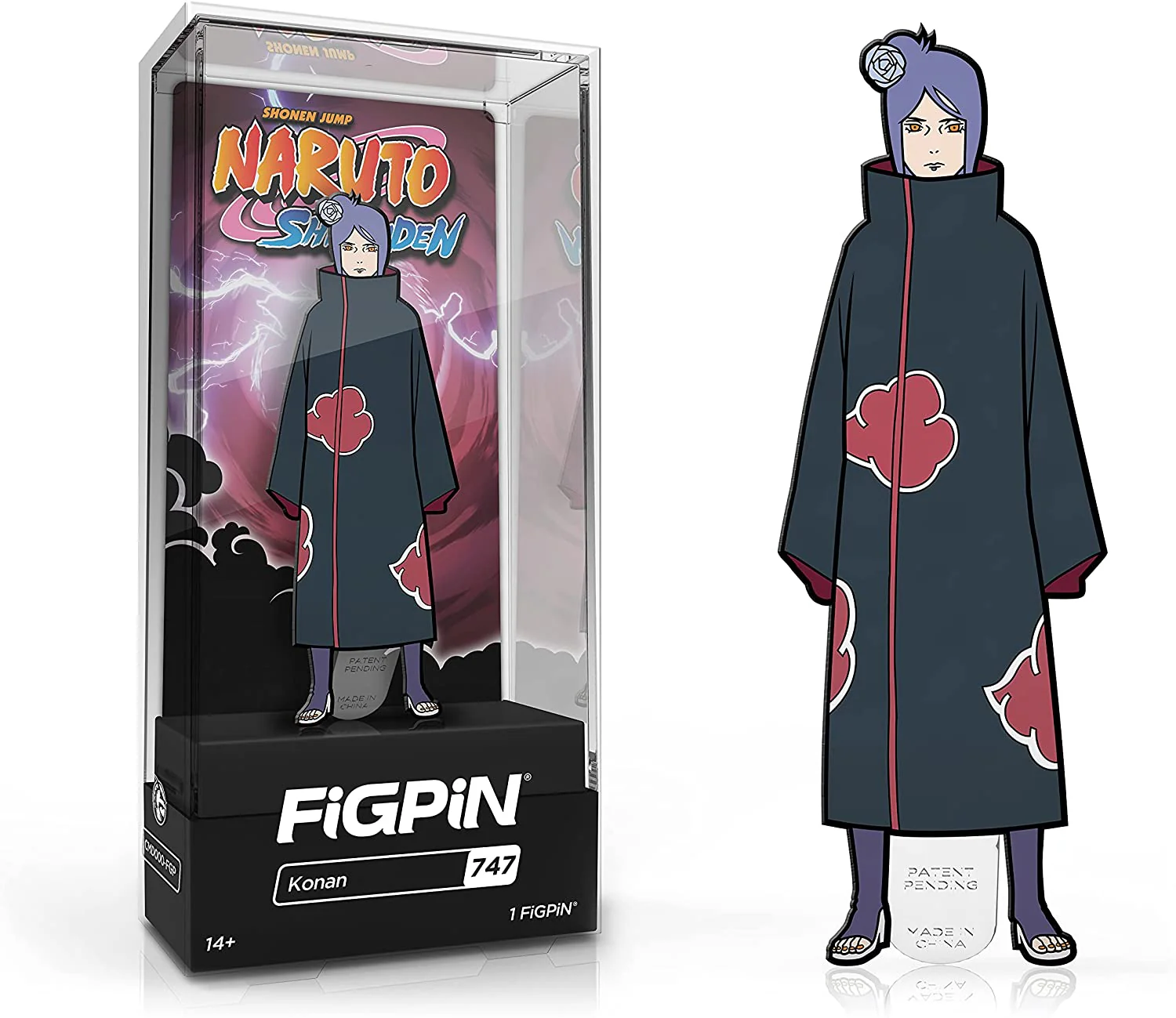 FiGPiN Naruto Shippuden Konan #747 Anime Enamel Pin - Image 1