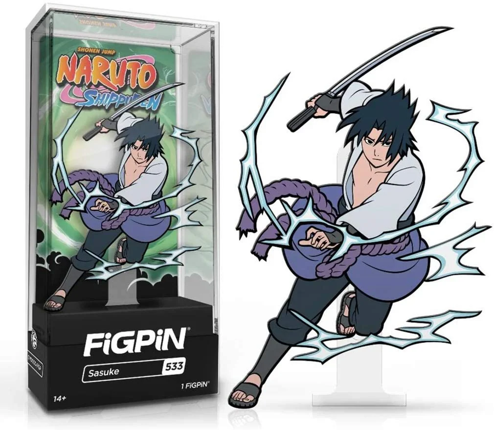 FiGPiN Naruto Shippuden -Sasuke (#533) Enamel Pin - Image 1