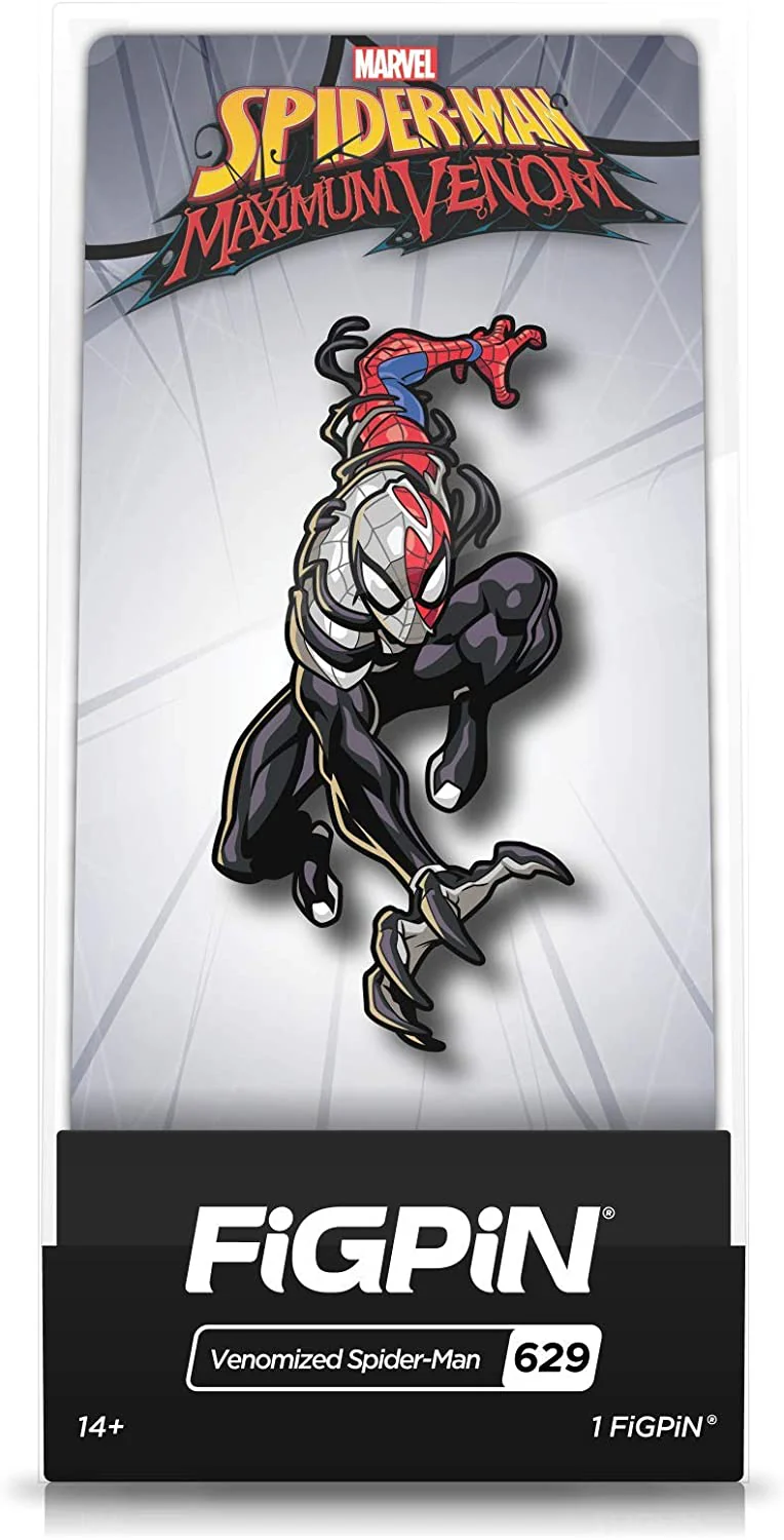 FiGPiN Spider-Man: Maximum Venom – Venomized Spider-Man (#628) Enamel Pin
