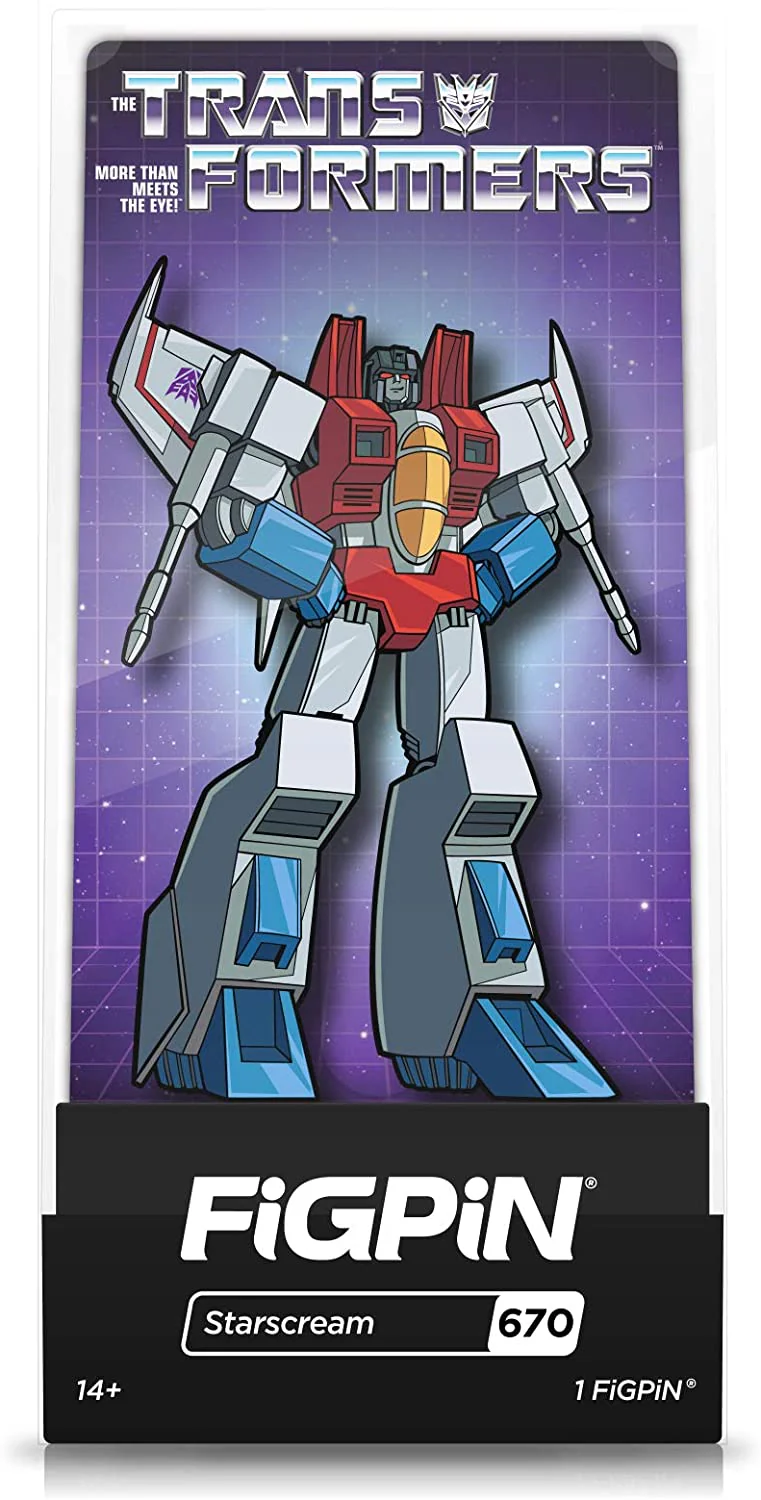 FIGPIN Transformers Starscream #670 Enaml Pin - Image 1
