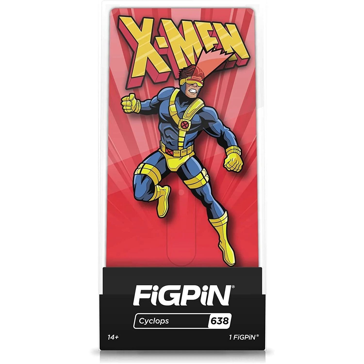 FiGPiN X-Men Animated Series Cyclops (#638) Enamel Pin - Image 2