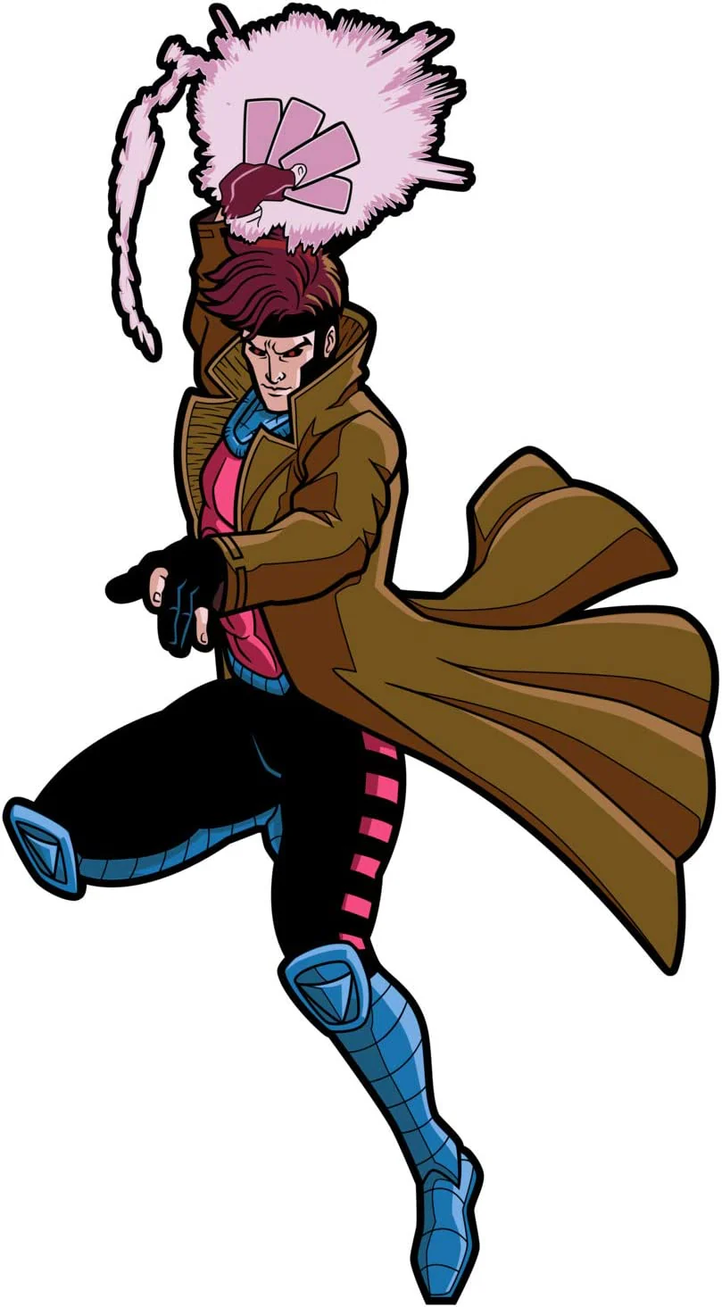 FiGPiN X-Men Animated Series Gambit (#439) Enamel Pin - Image 1
