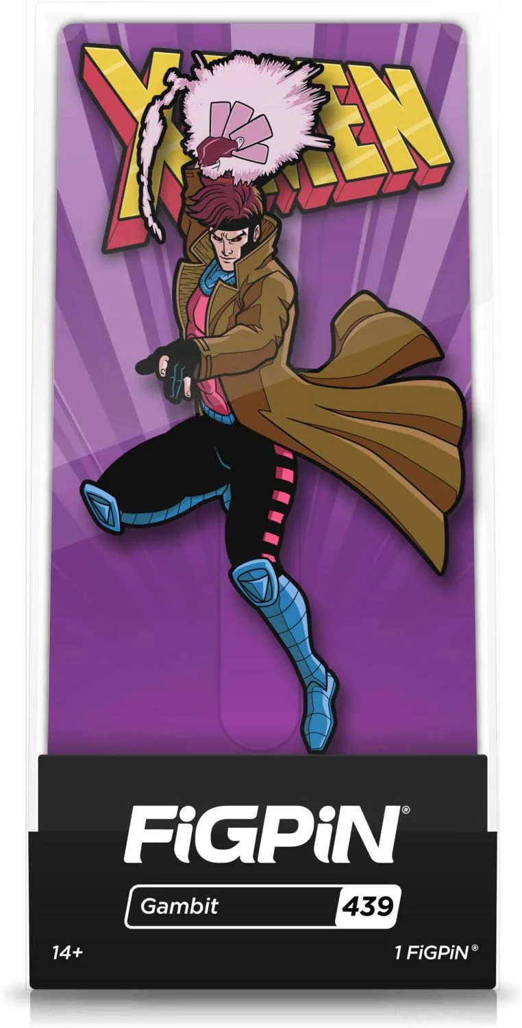 FiGPiN X-Men Animated Series Gambit (#439) Enamel Pin - Image 2