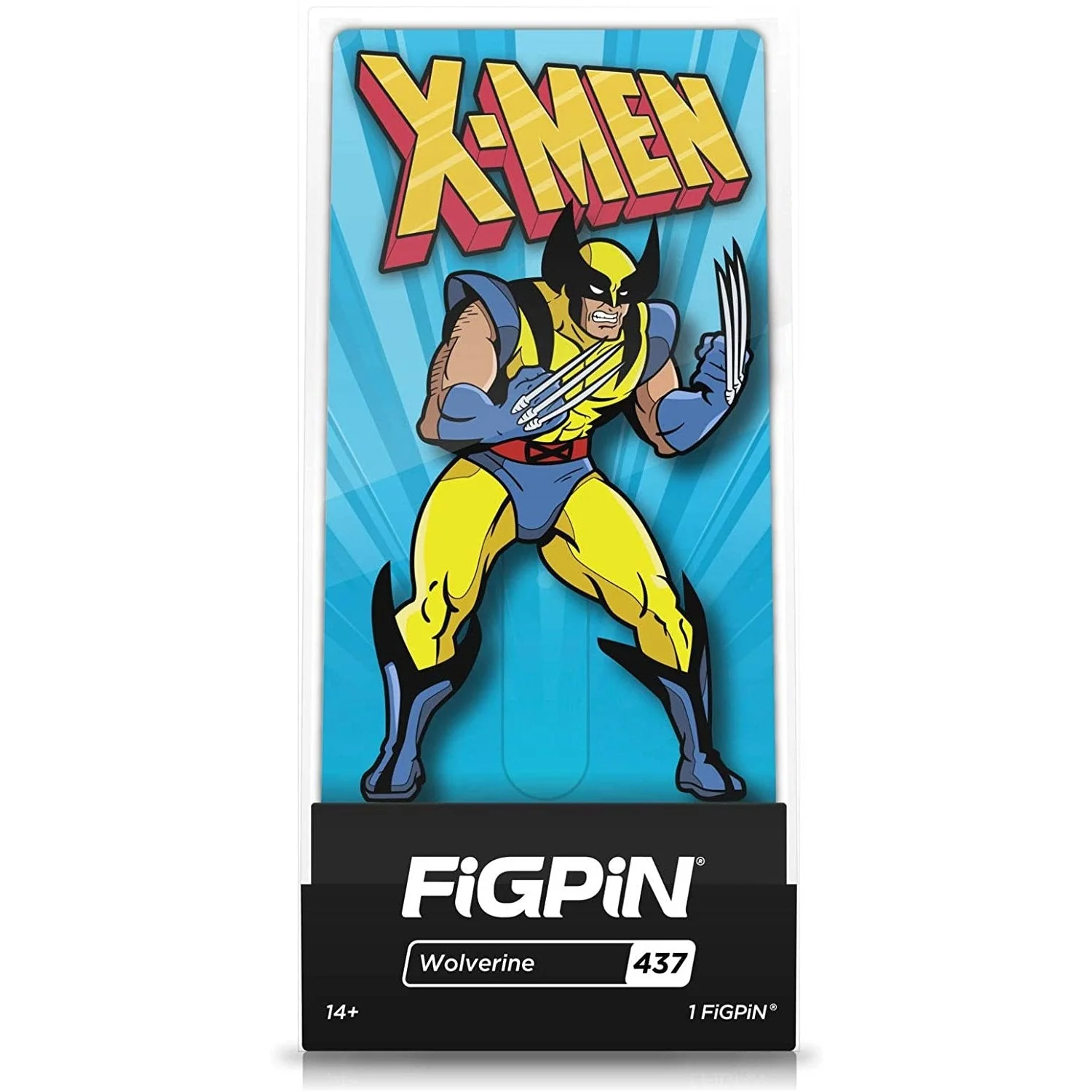 FiGPiN X-Men Animated Series Wolverine (#437) Enamel Pin - Image 1