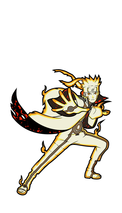FiGPiN – Naruto Shippuden – Naruto Uzumaki Kurama Link Mode 1041 Pin