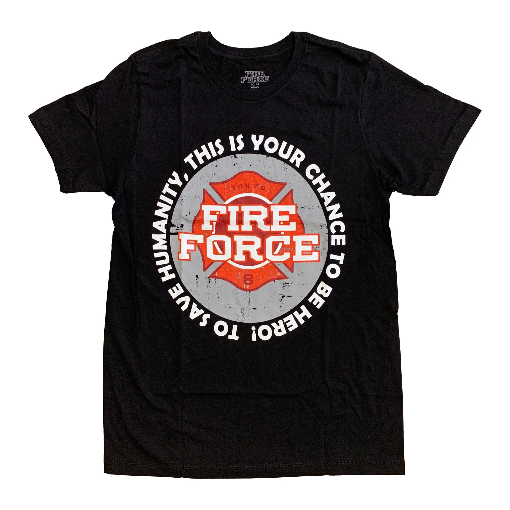 Fire Force Logo Anime Officially Licensed Adult T-Shirt - Image 1
