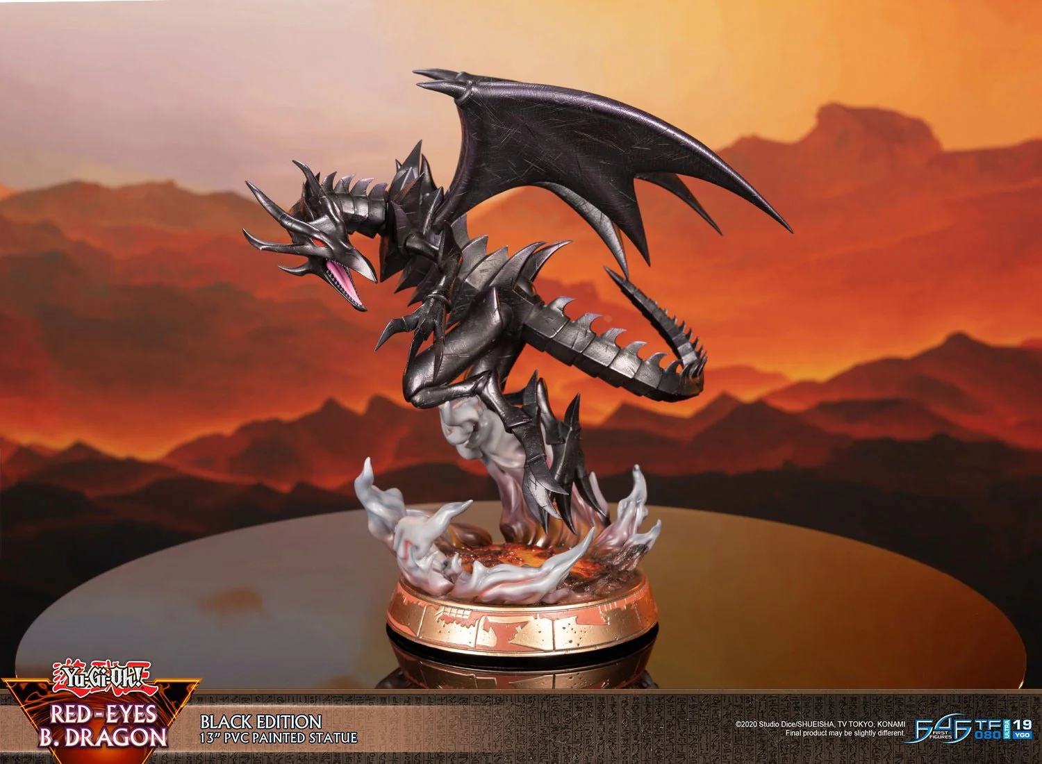 First 4 Figures - Yu-Gi-Oh! - Red-Eyes Black Dragon Black Version - Image 2