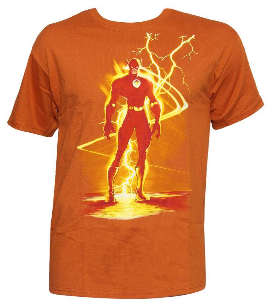 Flash Standing Speed Force DC Comics Adult T-Shirt - Image 1