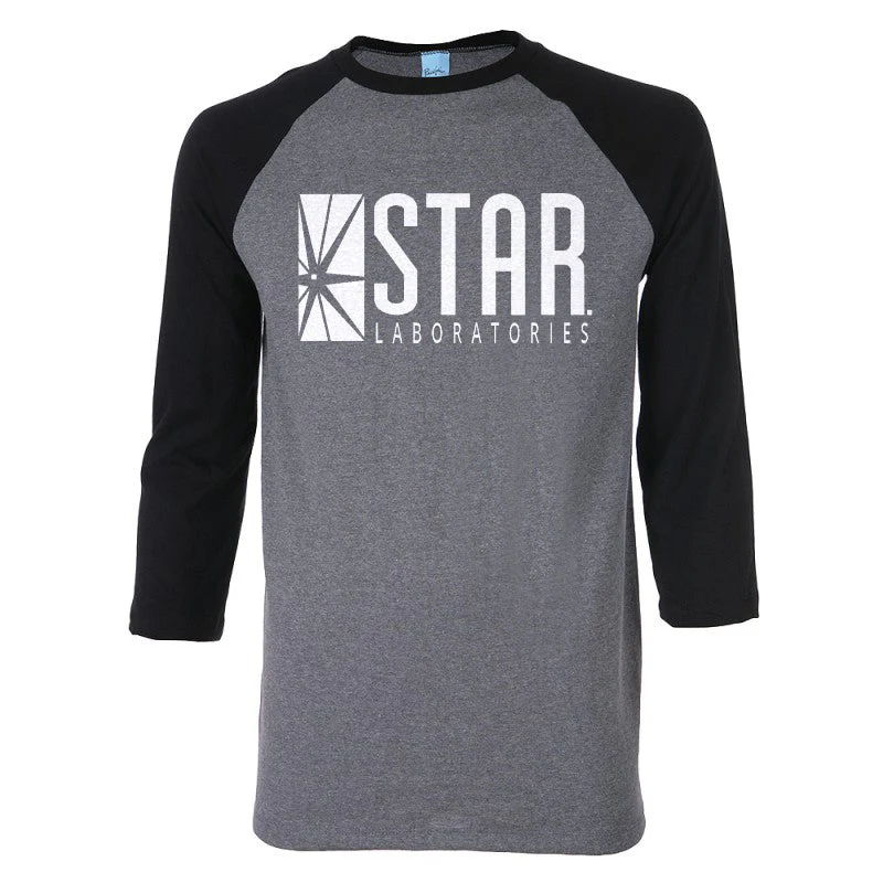 Flash Star Labs DC Comics Baseball T-Shirt - Image 1