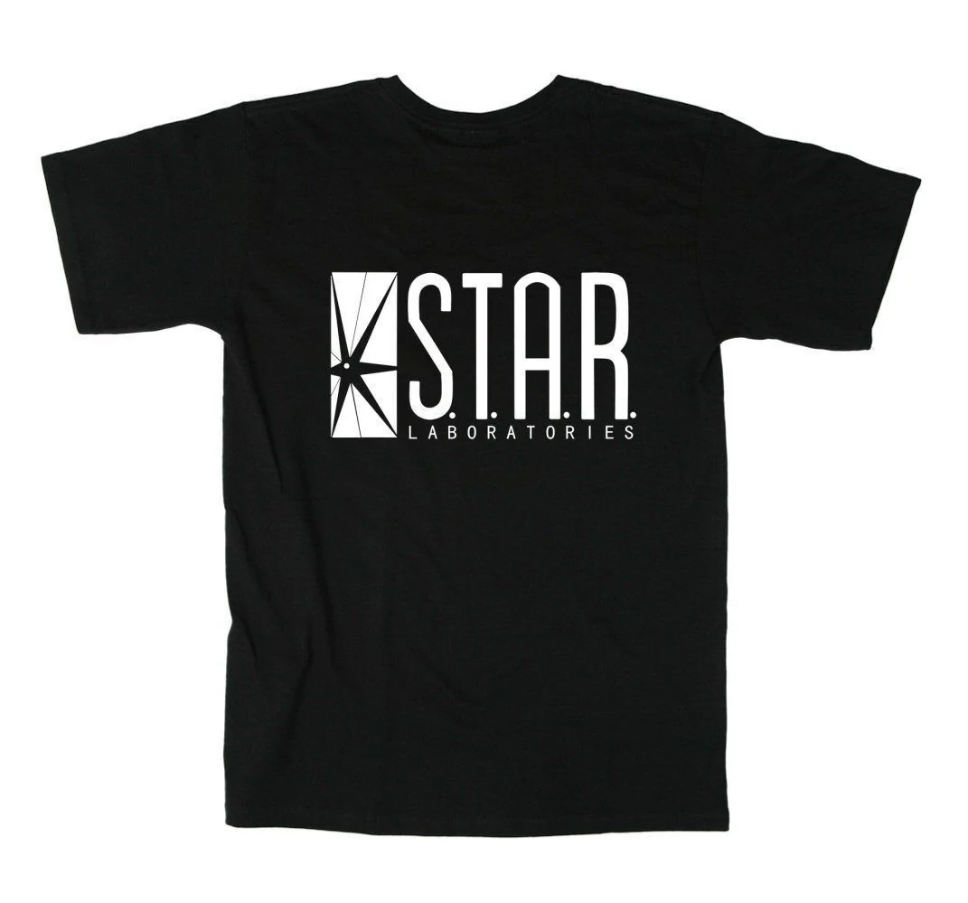 Flash TV Show Star Labs Laboratories Logo DC Comics Adult T-Shirt - Image 1