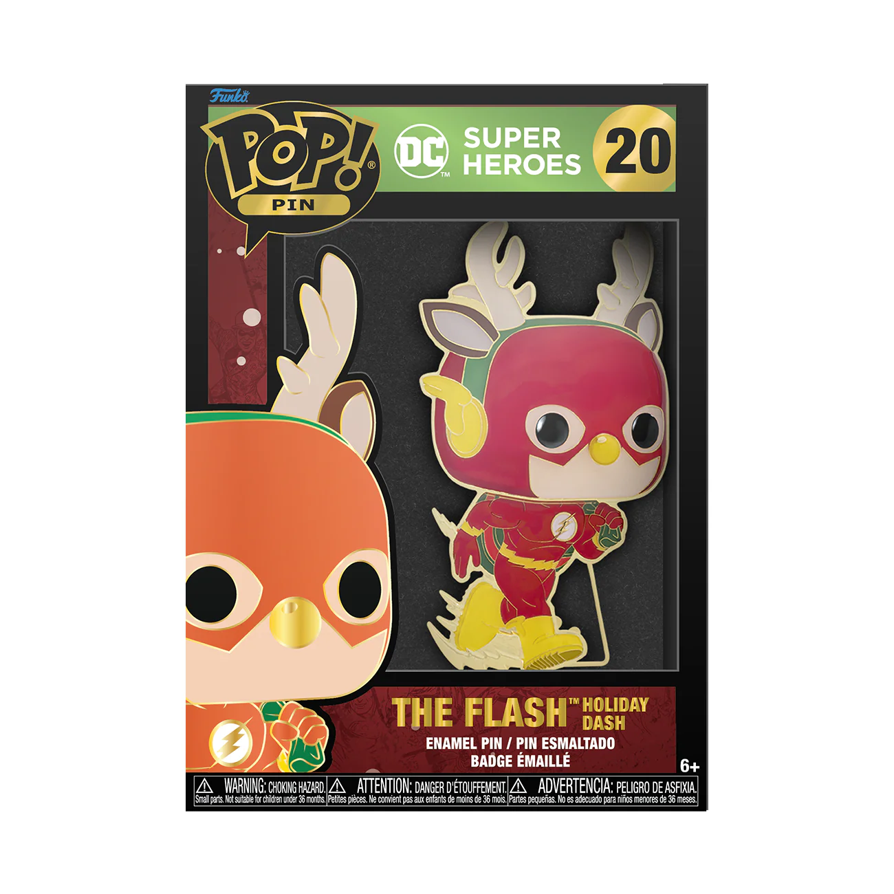 Funko Pop! Pins: DC Super Heroes Holiday - The Flash Holiday Dash - Image 2