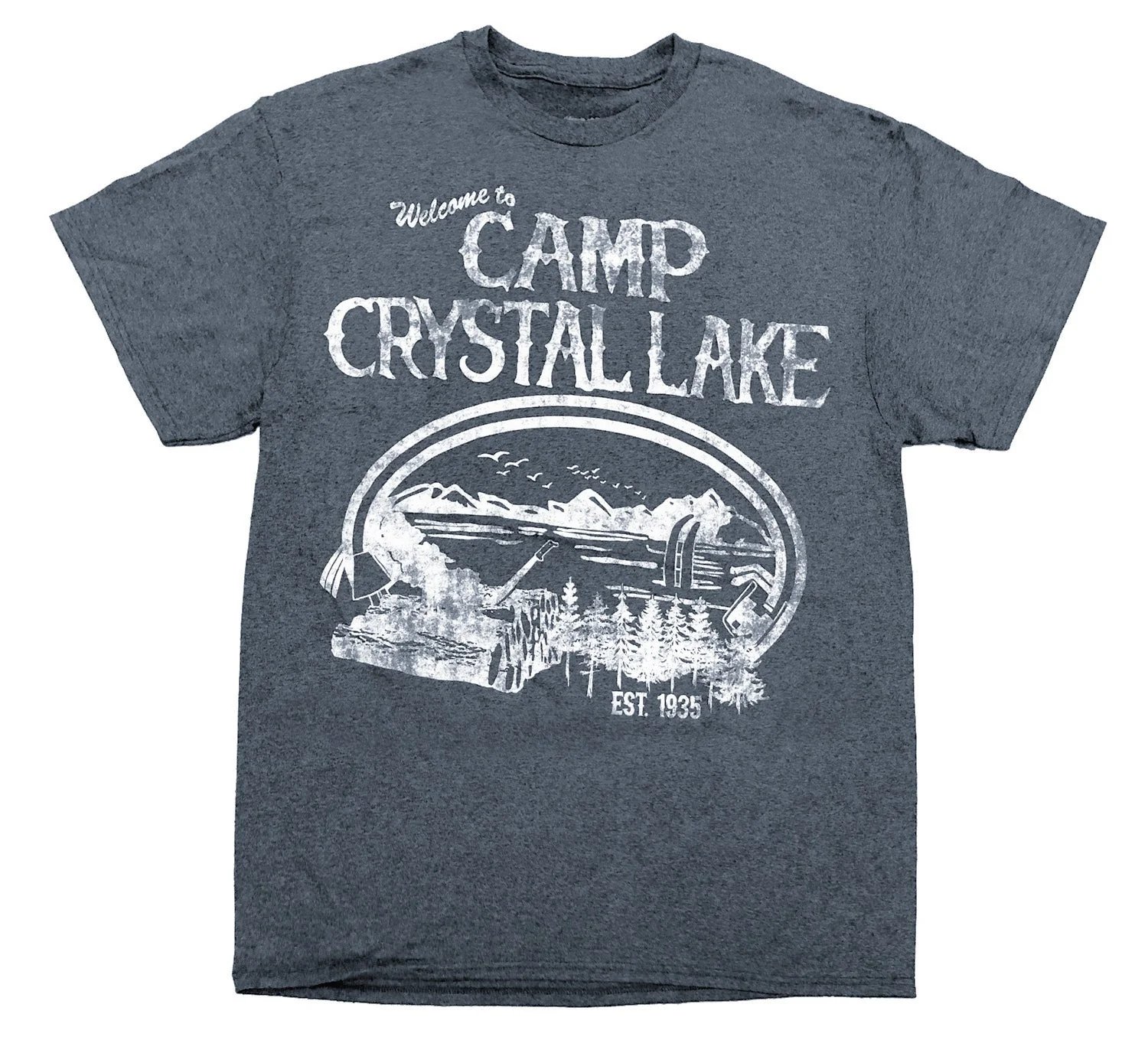 Friday The 13th Camp Crystal Lake Adult T-Shirt - Image 1