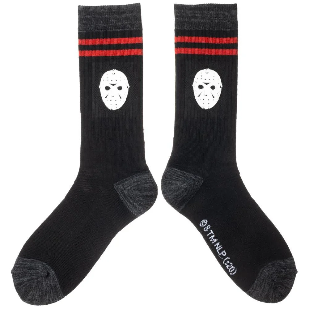 Friday the 13th Jason Rubber Weld Crew Socks - Image 2