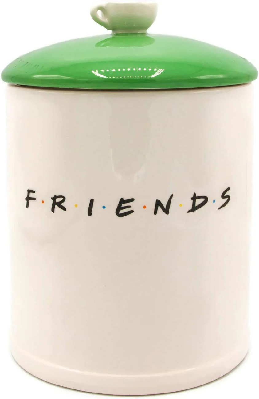 Friends Central Perk Logo Ceramic Cookie Jar Large White/Green - Image 2