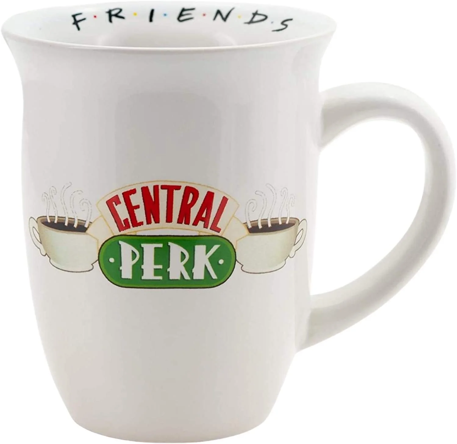 Friends Central Perk Wide Rim Ceramic Coffee Mug 16 Oz - Image 1